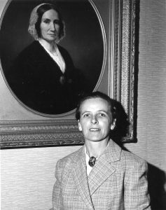 Sarah Stevens with Emily Williston, 1961.