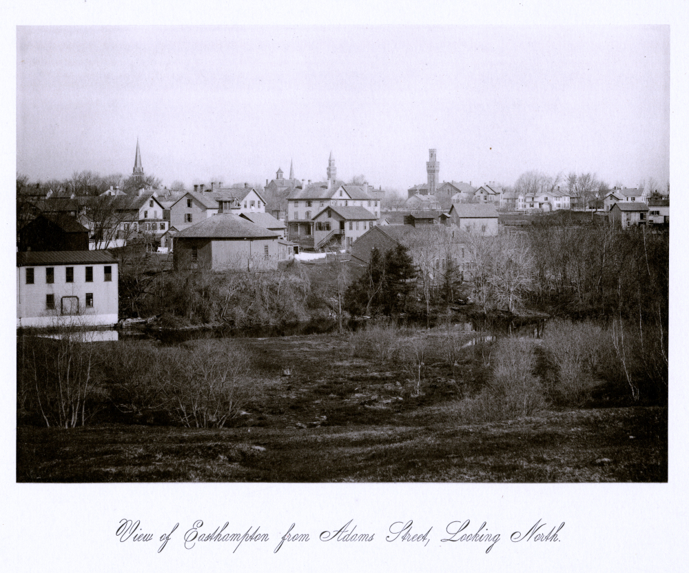 View of Easthampton from Adams Street, Looking North