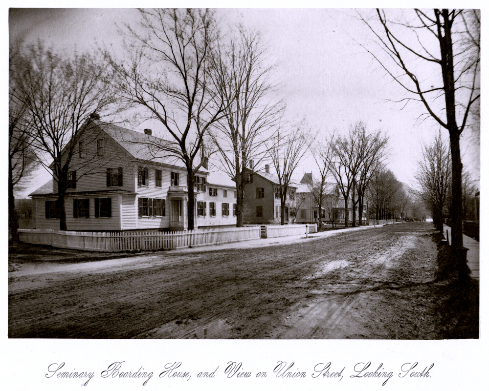 Seminary Boarding House, and View on Union Street, Looking South